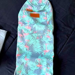 Turquoise yoga travel bag